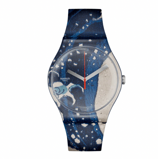 THE GREAT WAVE BY HOKUSAI & ASTROLABE | Swatch | Luby 