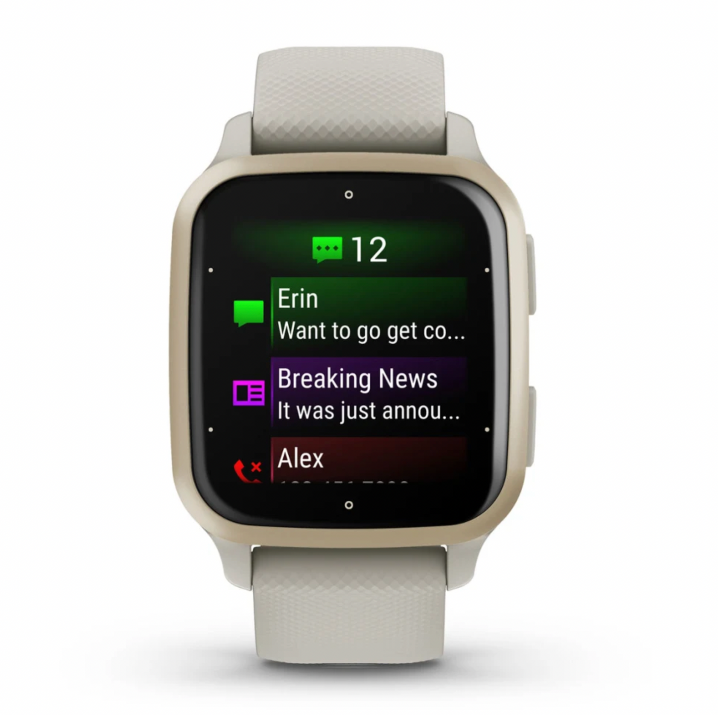 Garmin Venu SQ2 Music Edition French Gray/ Cream Gold | Garmin | Luby 