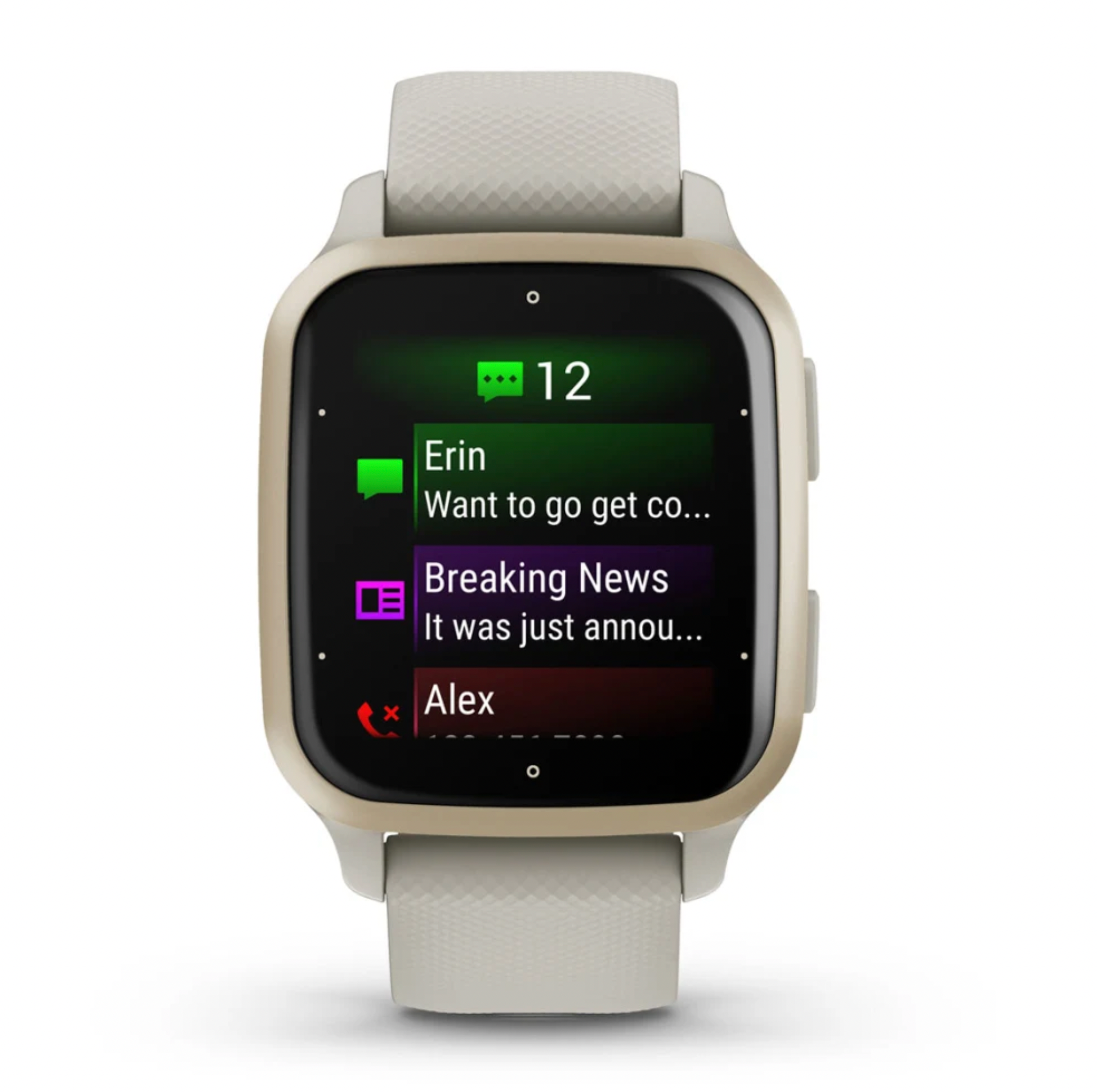 Garmin Venu SQ2 Music Edition French Gray/ Cream Gold | Garmin | Luby 