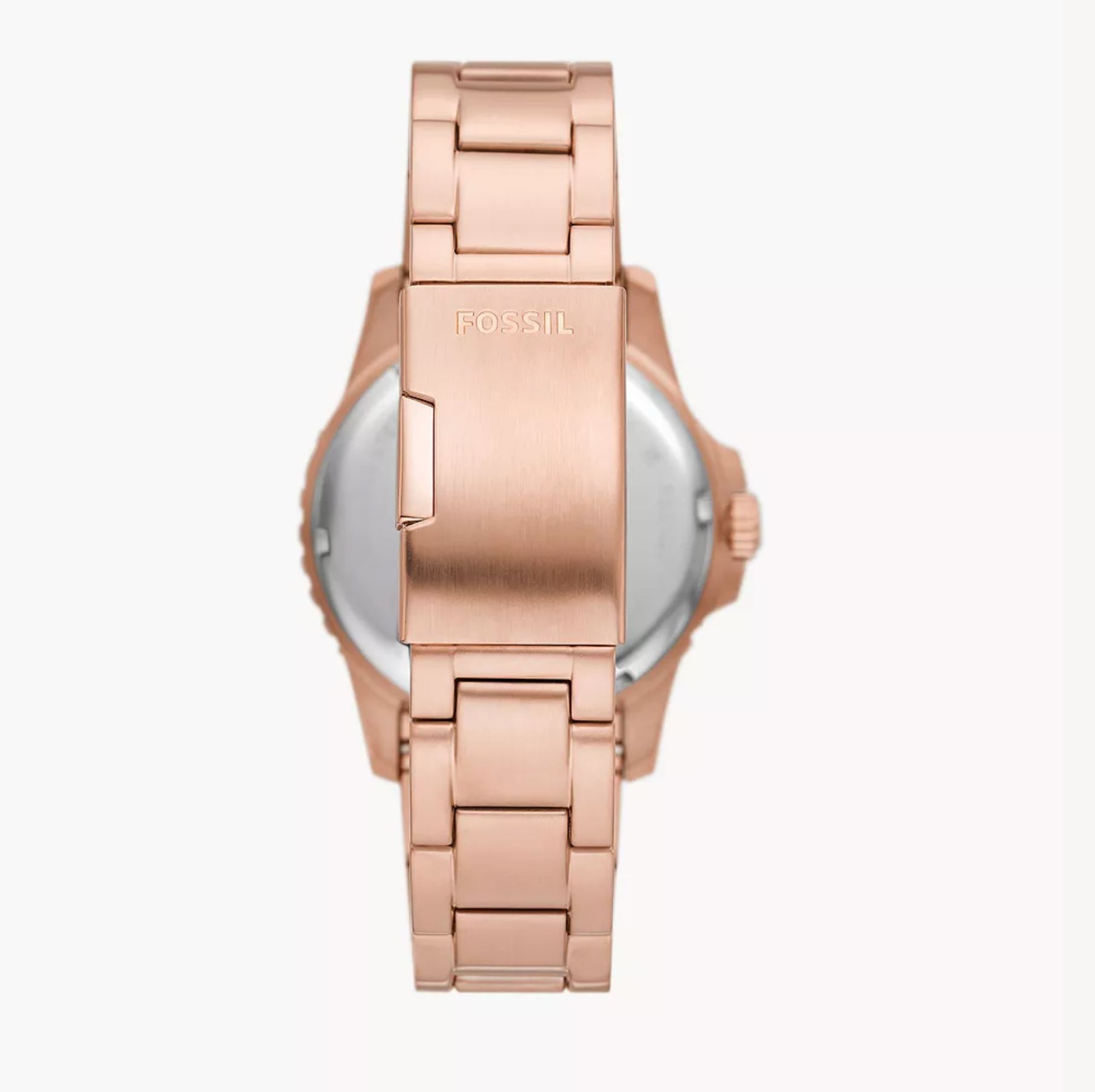 Fossil Blue GMT Rose Gold-Tone Stainless Steel Watch | Fossil | Luby 