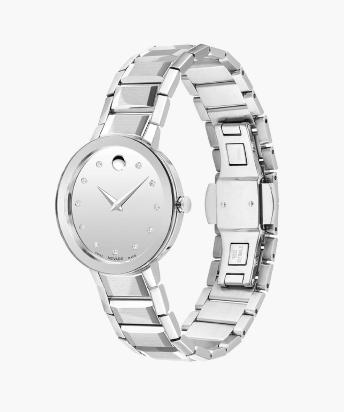 Sapphire watch Stainless Steel Movado | Movado | Luby 