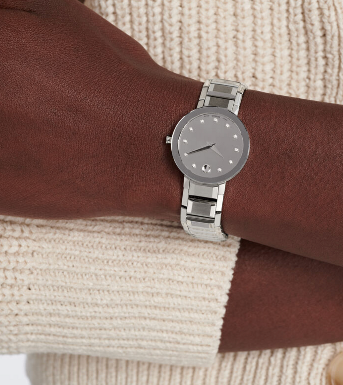 Sapphire watch Stainless Steel Movado | Movado | Luby 