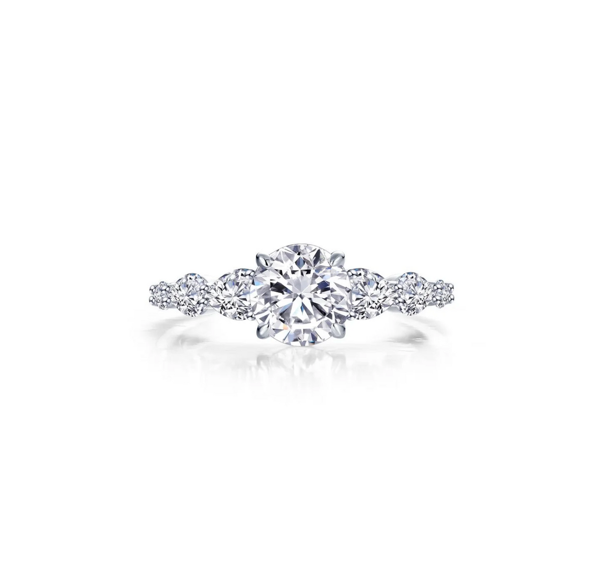 3.08 CTW Solitaire Engagement Ring | Lafonn | Luby 