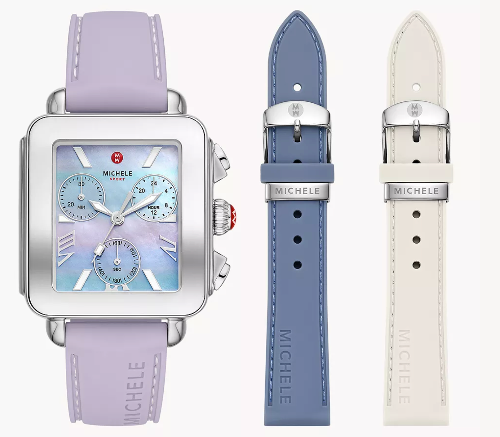 Deco Sport Chronograph Stainless Steel Watch Gift Set | Michele | Luby 