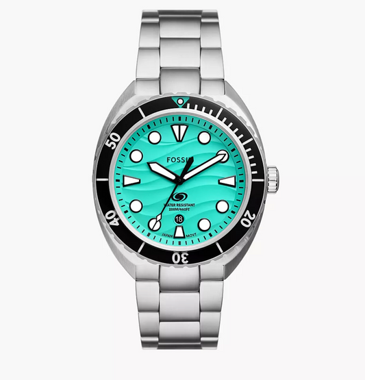 Breaker Three-Hand Date Stainless Steel Watch Green