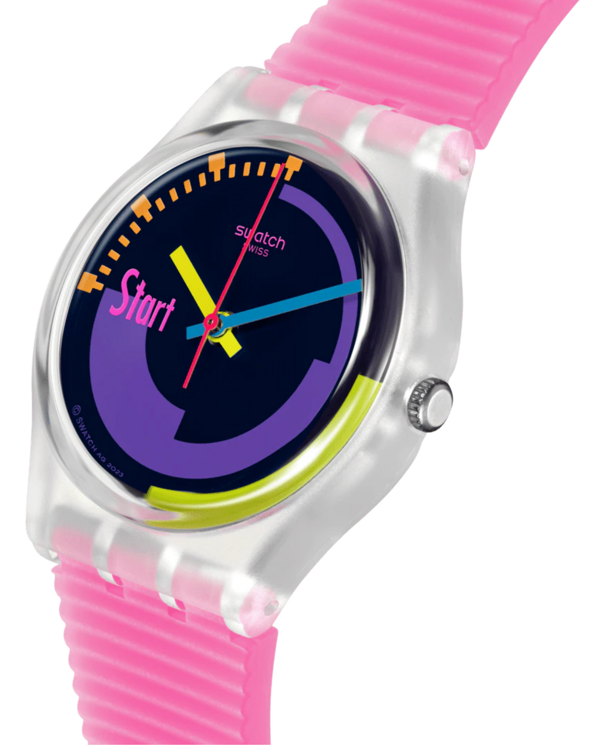 SWATCH NEON PINK PODIUM | Swatch | Luby 