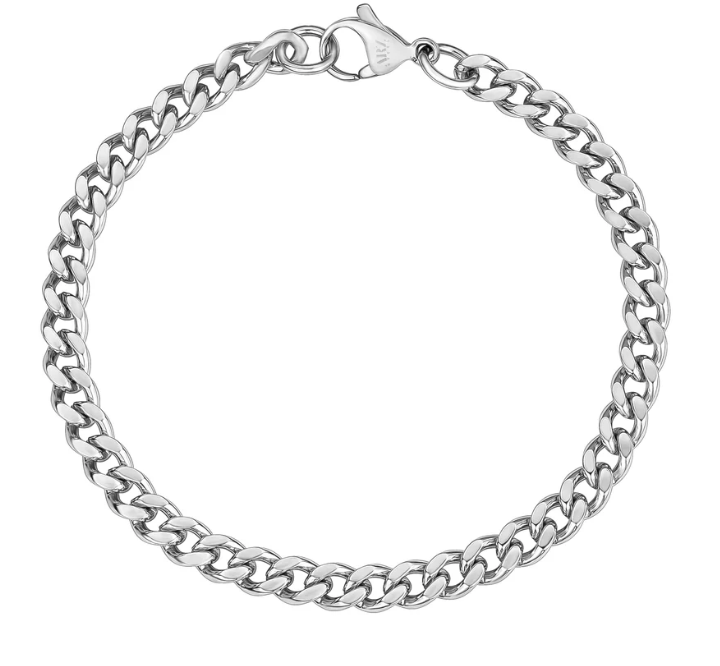 SLIM CUBAN LINK BRACELET (5MM) | ARZ Steel | Luby 