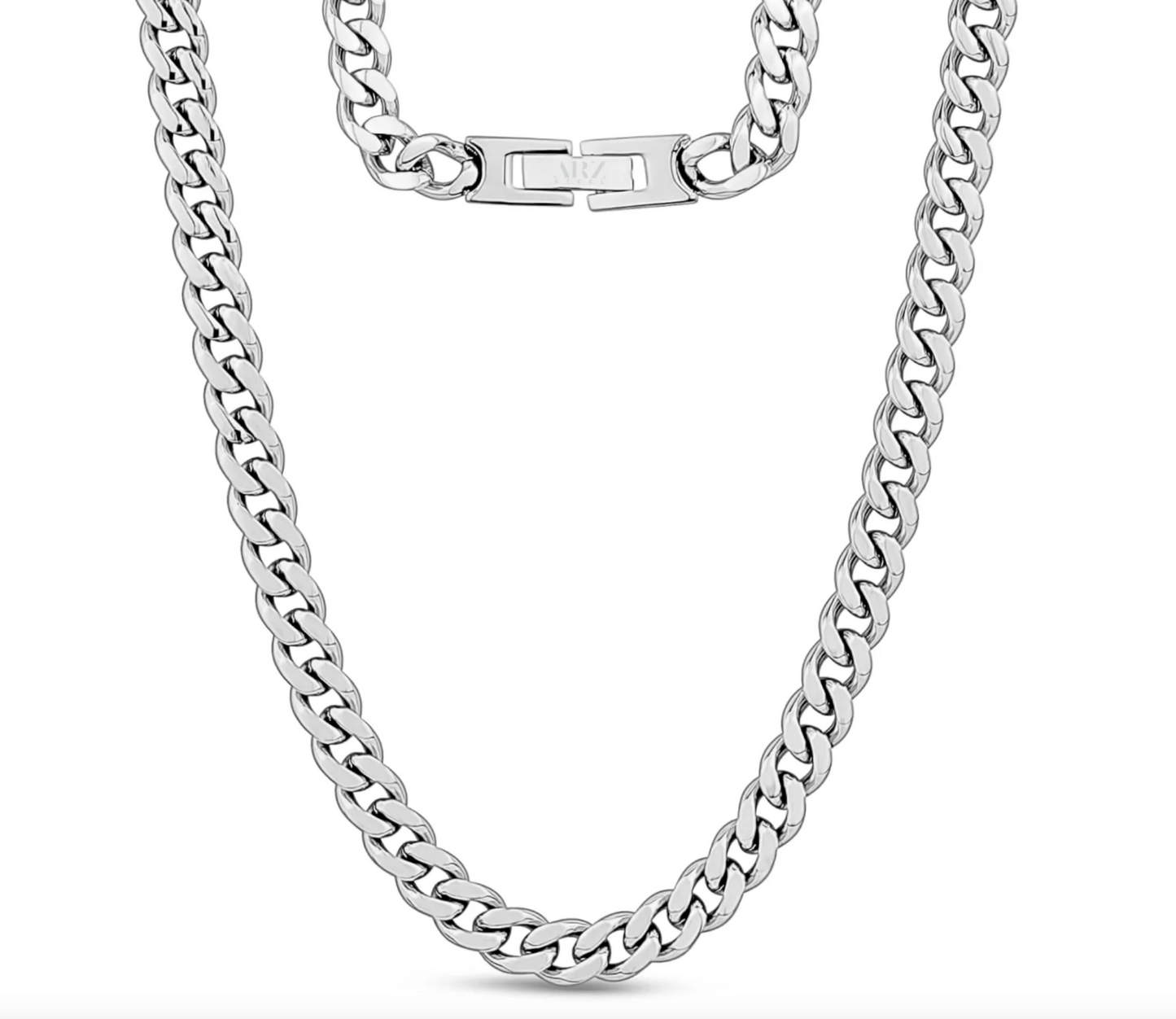 CUBAN LINK CHAIN (6MM) Silver