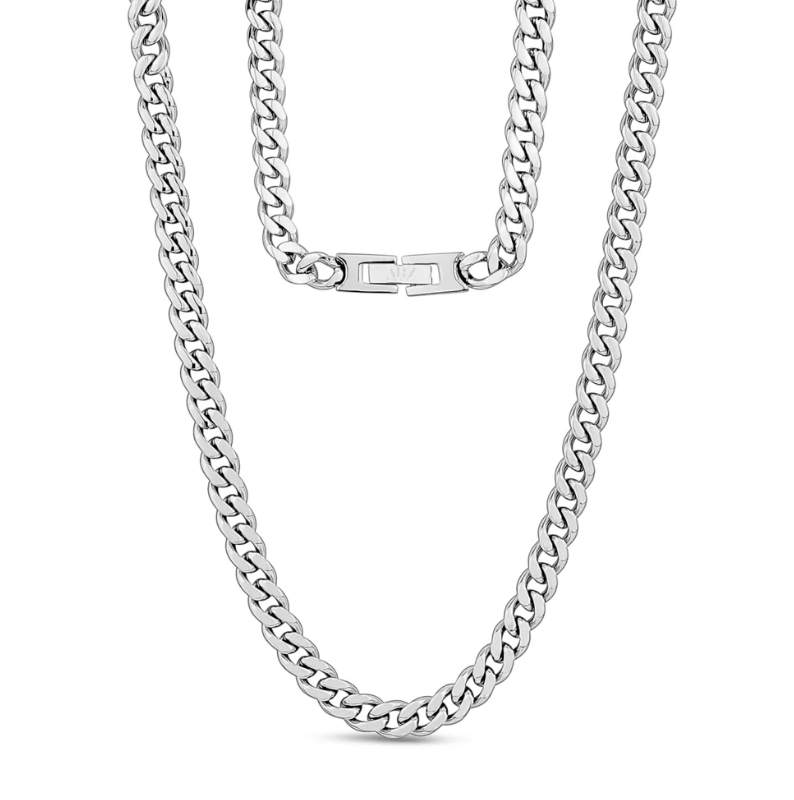 CUBAN LINK CHAIN (6MM) Silver