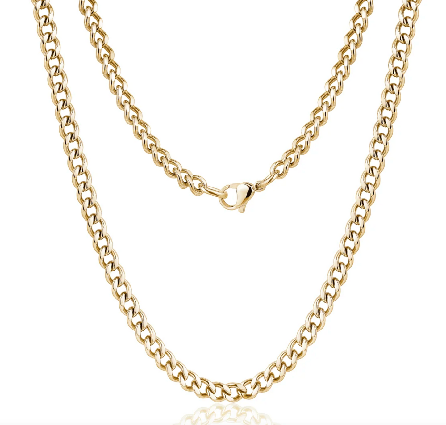 CUBAN LINK CHAIN (5MM) Gold