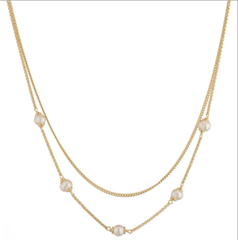 Marcello Pane Multi-strand Charm Necklace