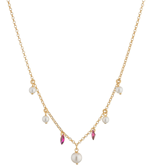 Marcello Pane Ruby Charm Necklace