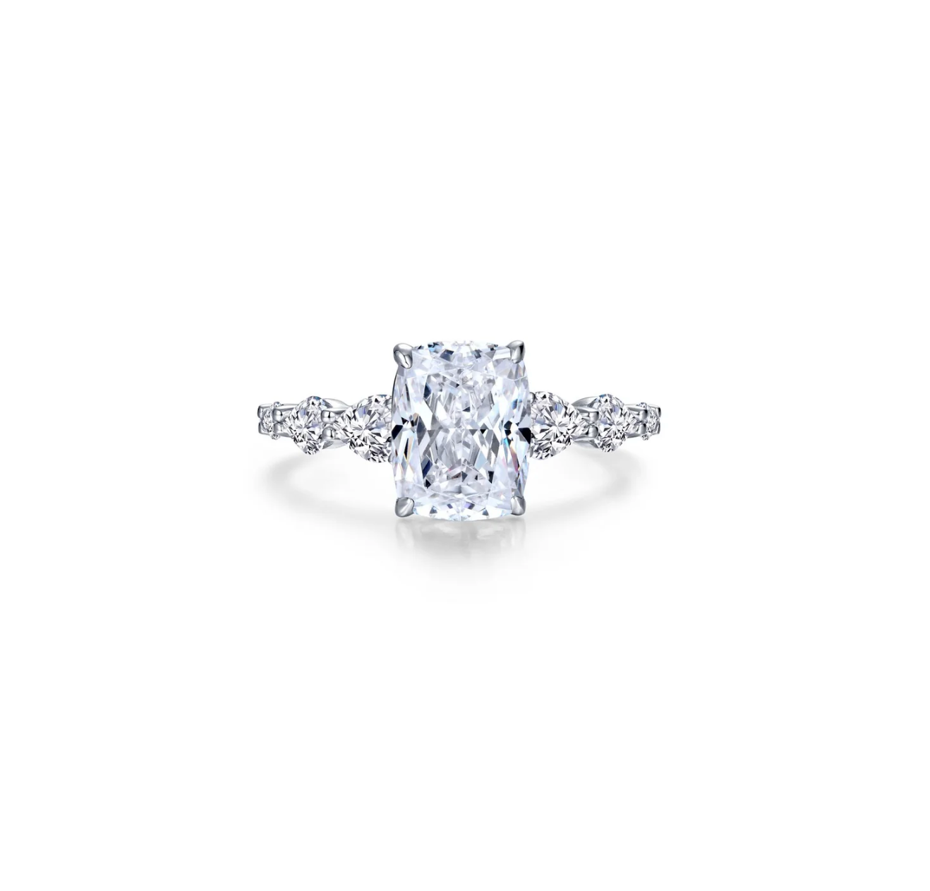 Lafonn 4.81 CTW Cushion-Cut Solitaire Ring