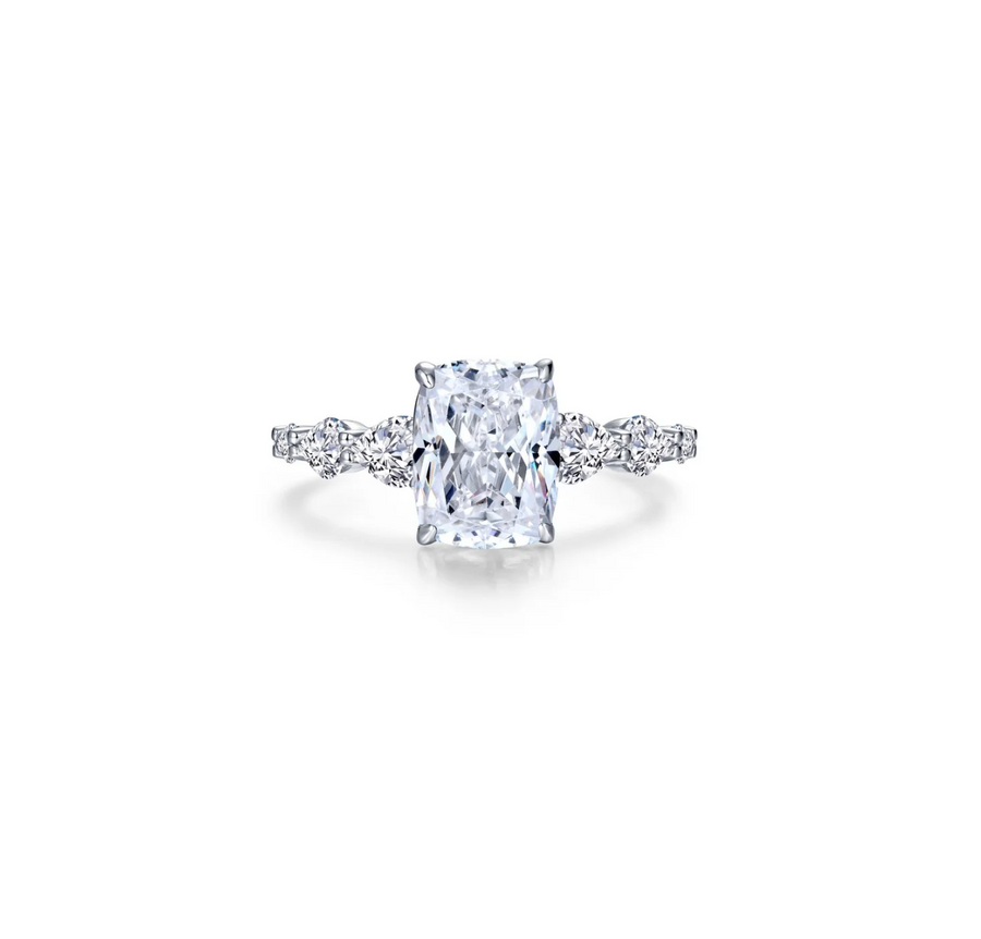 Lafonn 4.81 CTW Cushion-Cut Solitaire Ring