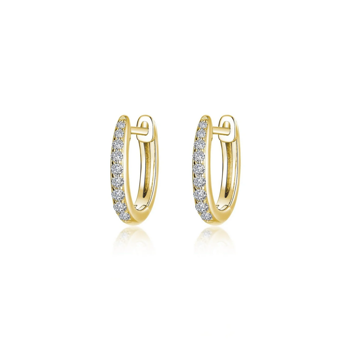 Lafonn Dainty Huggie Hoop Earrings | Lafonn | Luby 