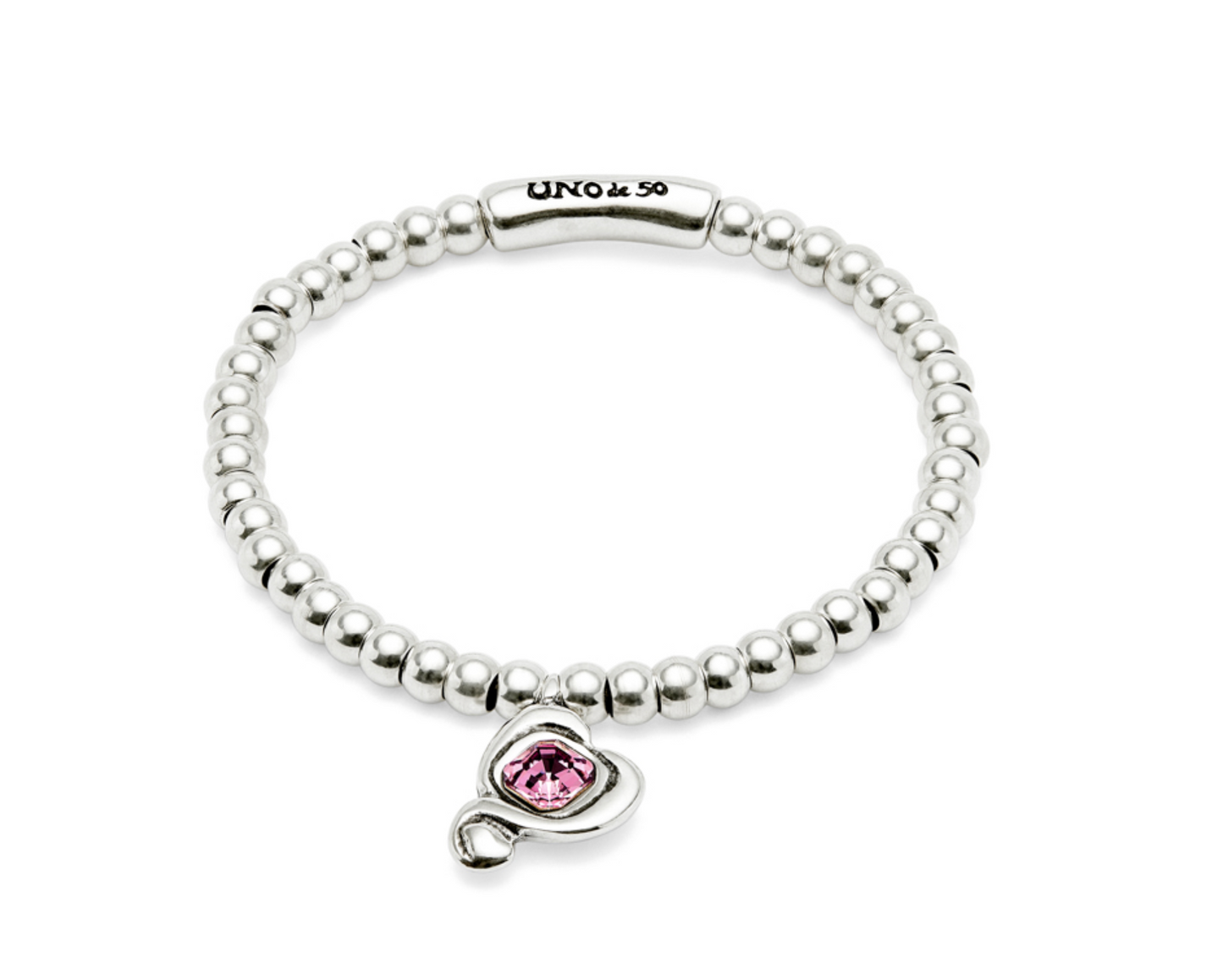 Ser Expresiva Heart Pink Bracelet | Uno de 50 | Luby 
