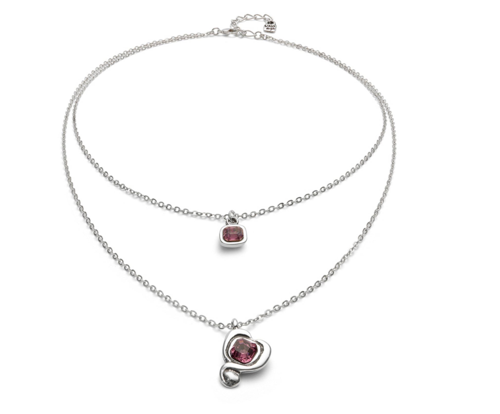 Ser Expresiva EXC Sterling Silver Heart Pink | Uno de 50 | Luby 