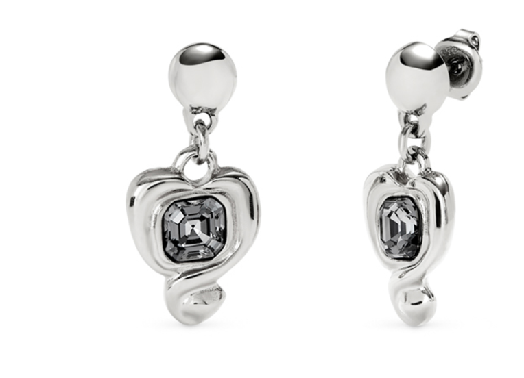 Ser Expresiva- Heart Black Earrings | Uno de 50 | Luby 