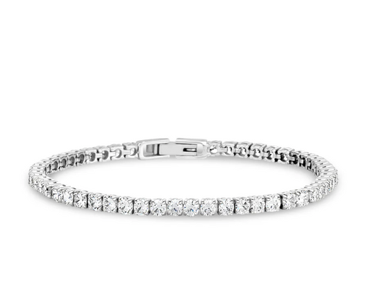 C.Z. TENNIS BRACELET (3MM) | ARZ Steel | Luby 