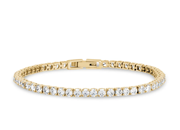C.Z. TENNIS BRACELET (3MM) | ARZ Steel | Luby 