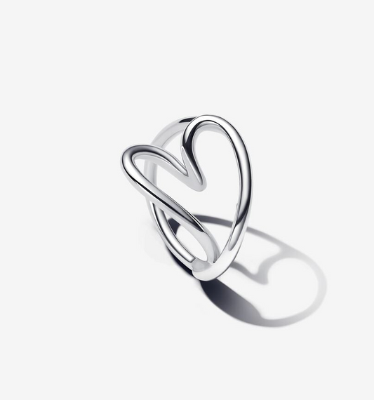 Organically Shaped Heart Ring | Pandora | Luby 