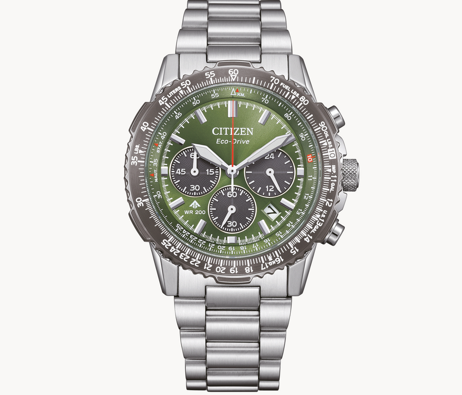 Citizen Men Eco Drive Promaster WR200 Green