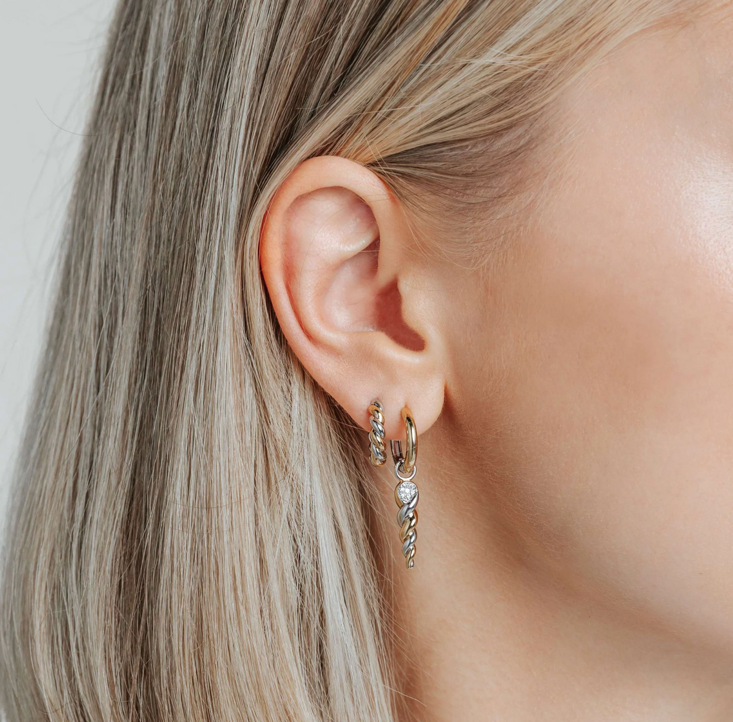 Ti Sento Gold-Plated Twisted Drop Earrings | Ti Sento Milano | Luby 