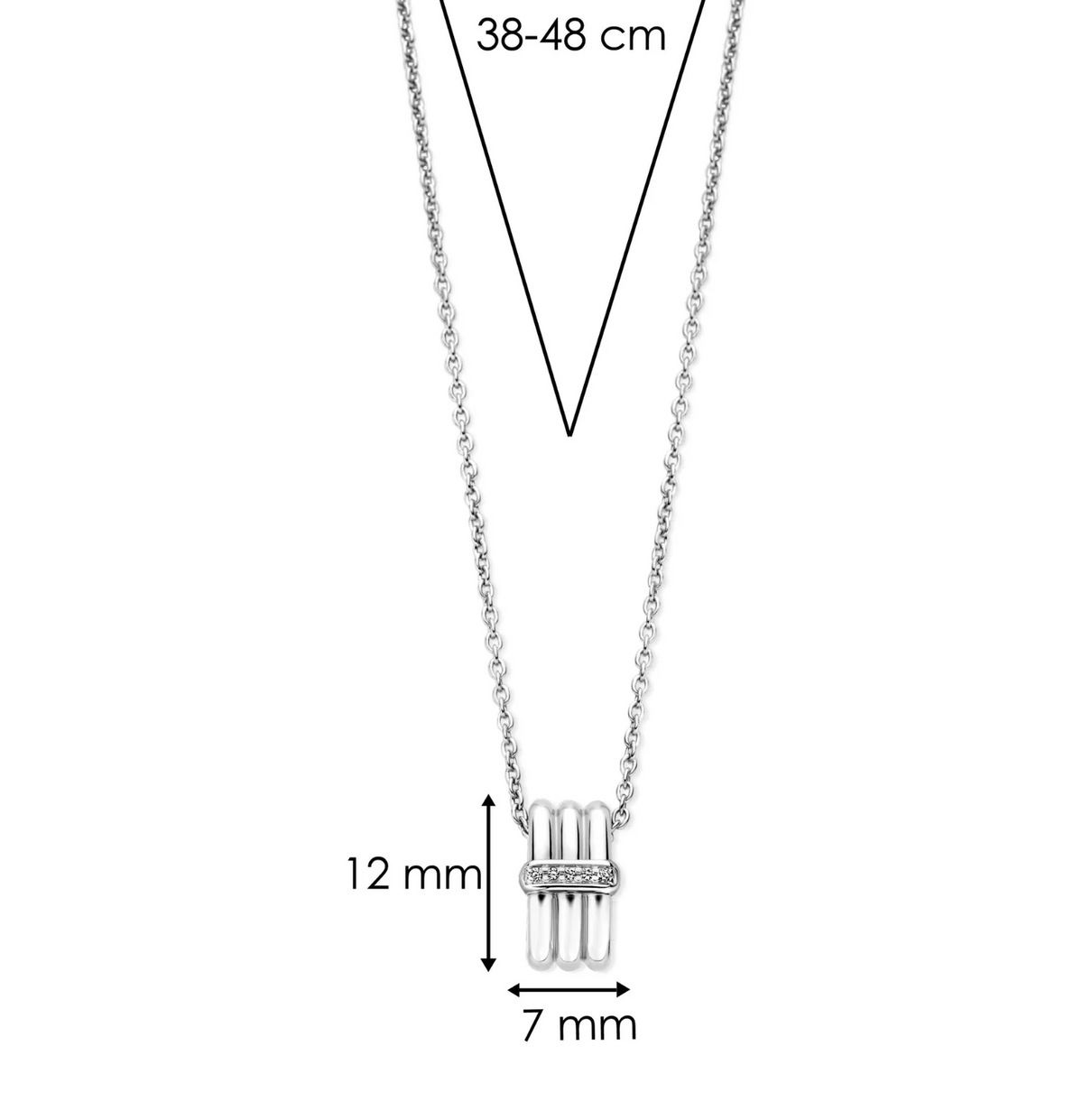 Ti Sento Embrace timeless elegance Necklace | Ti Sento Milano | Luby 