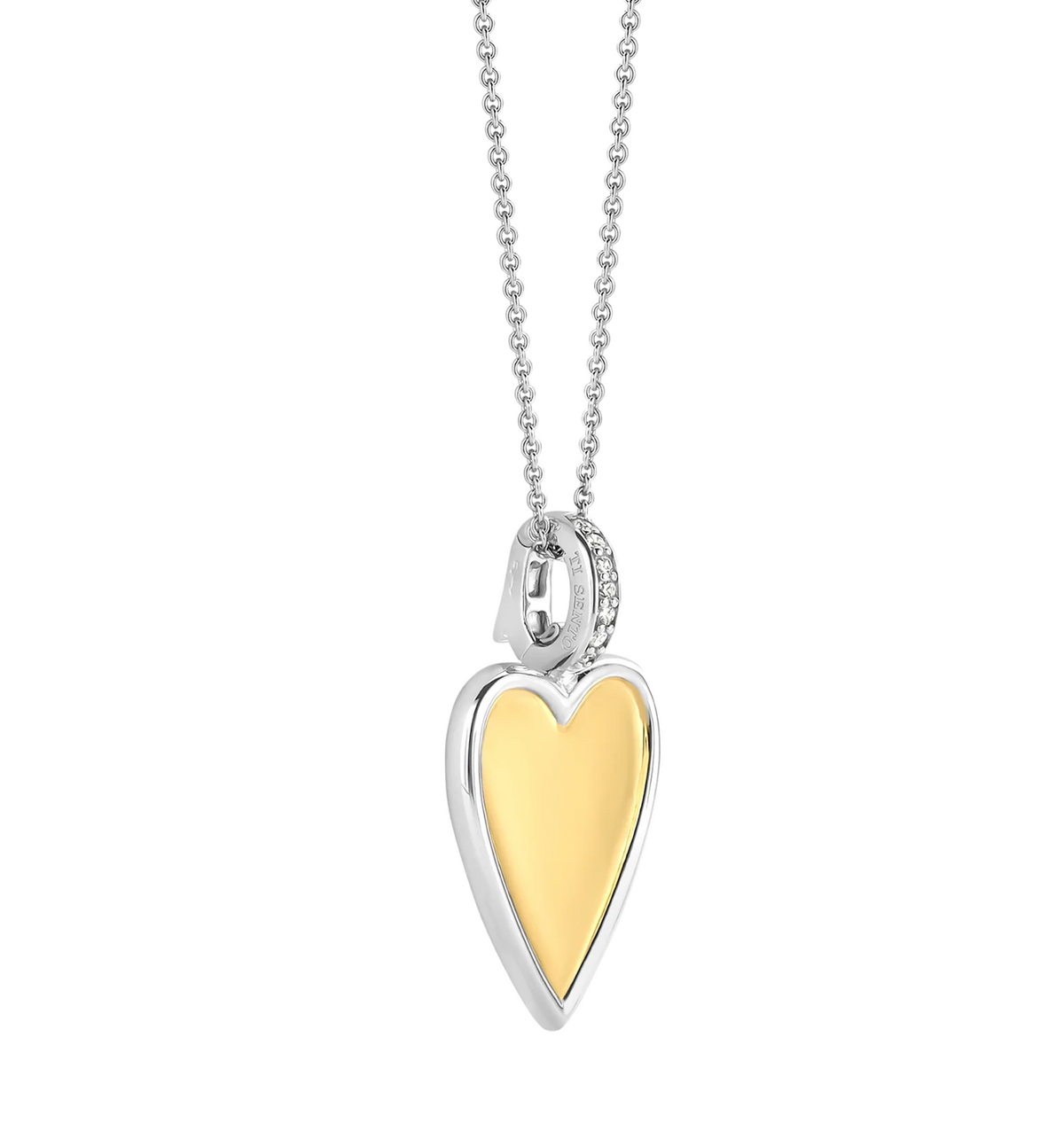TI SENTO Gold-Plated Silver Heart Pendant 6842ZY | Ti Sento Milano | Luby 