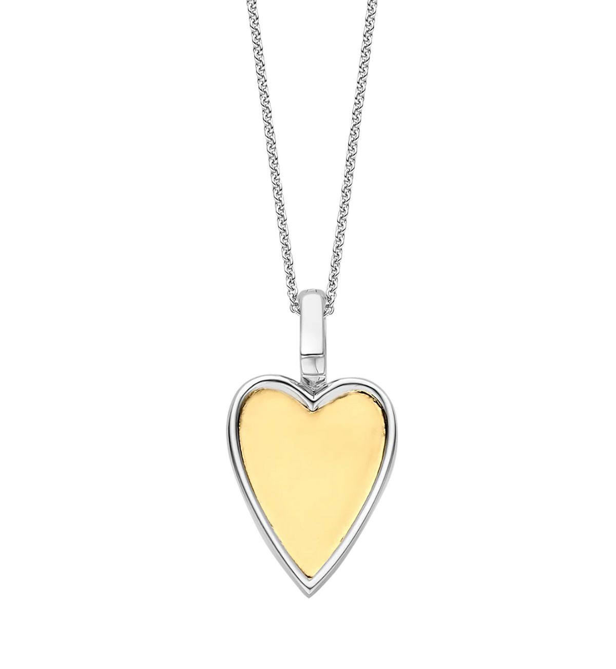 TI SENTO Gold-Plated Silver Heart Pendant 6842ZY | Ti Sento Milano | Luby 