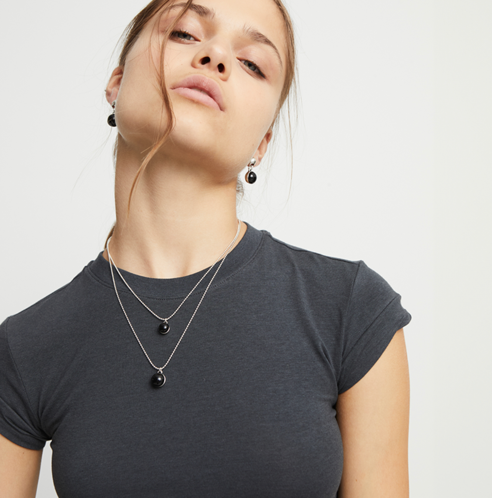 Ser Fascinante Black Murano Glass Necklace | Uno de 50 | Luby 