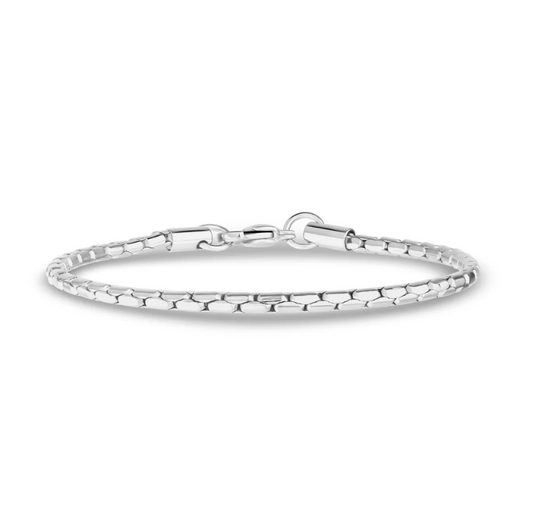 INTERLOCKING CHAIN BRACELET (3MM) | ARZ Steel | Luby 