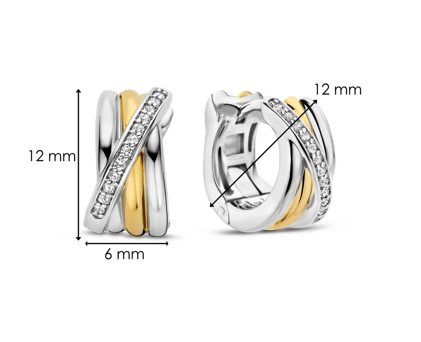 TI SENTO Huggie Hoops - 7960ZY | Ti Sento Milano | Luby 