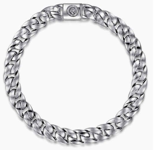 925 Sterling Silver Cuban Link Chain Bracelet | Gabriel & Co. Silver | Luby 