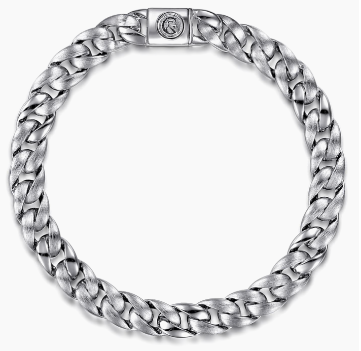 925 Sterling Silver Cuban Link Chain Bracelet