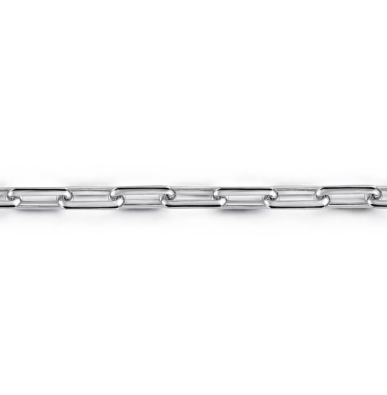 Gabriel & Co. 925 Sterling Silver Solid Elongated Chain Bracelet | Gabriel & Co. Silver | Luby 