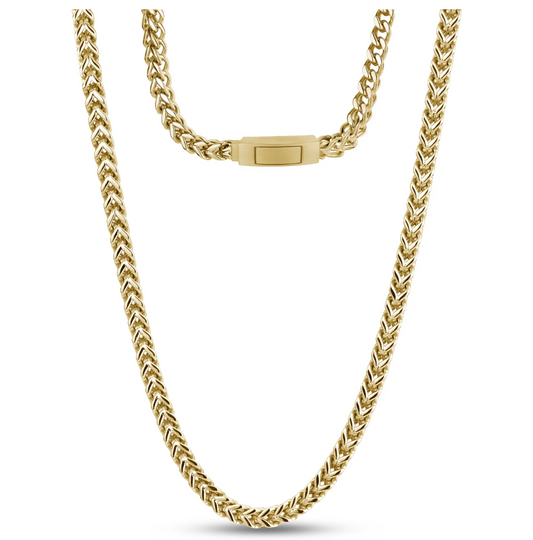 5mm Stainless Steel Franco Link Necklace