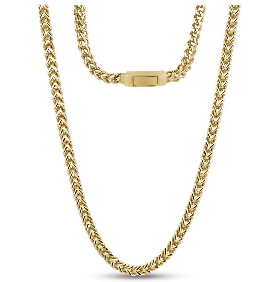 5mm Stainless Steel Franco Link Necklace