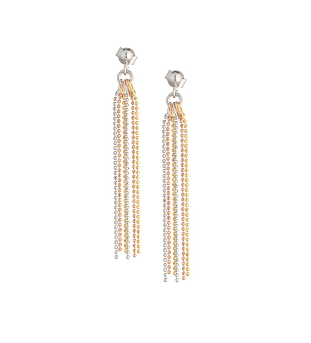 Marcello Pane 3 Tones Drops Earring
