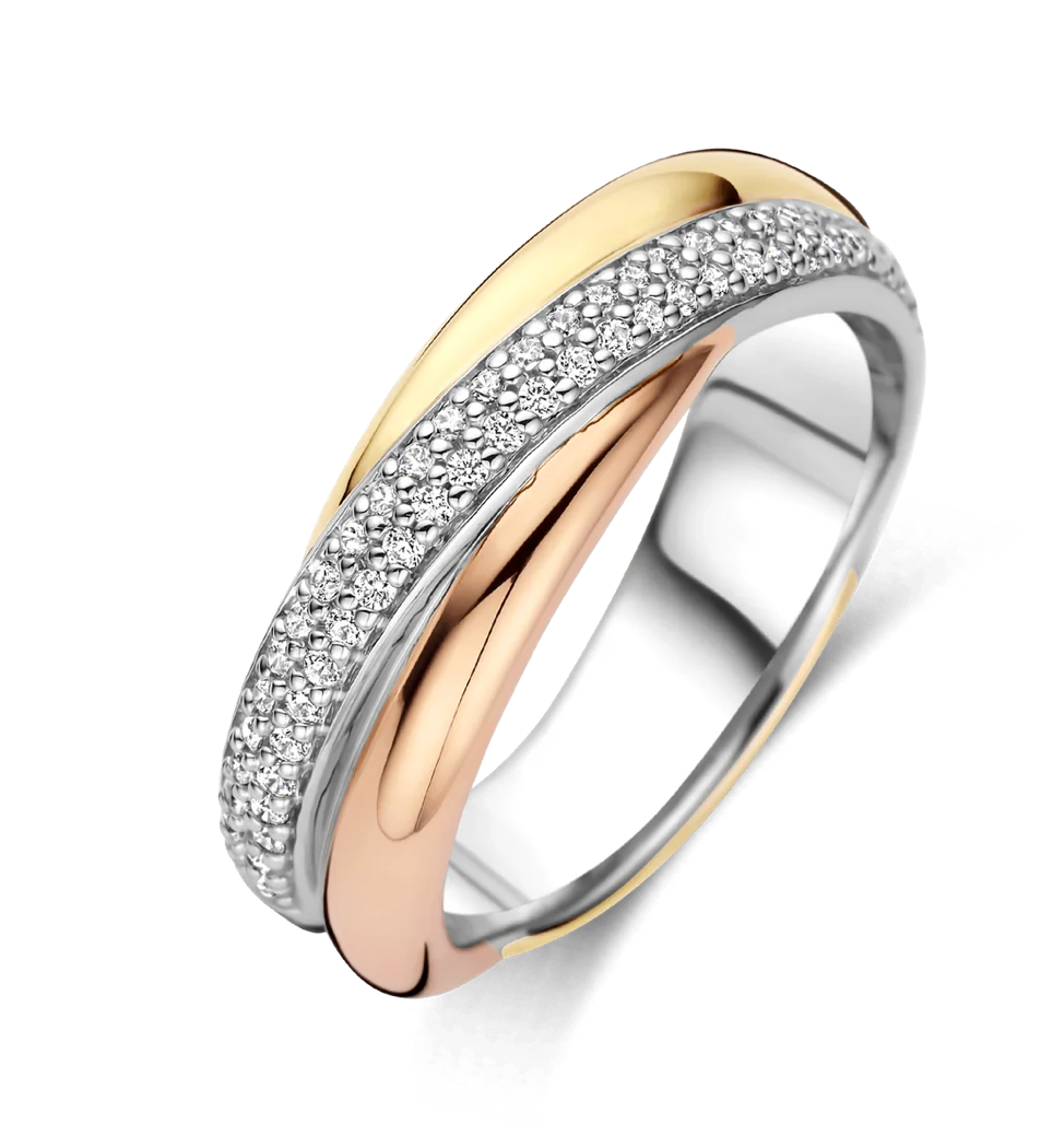 TI SENTO Ring Gilded