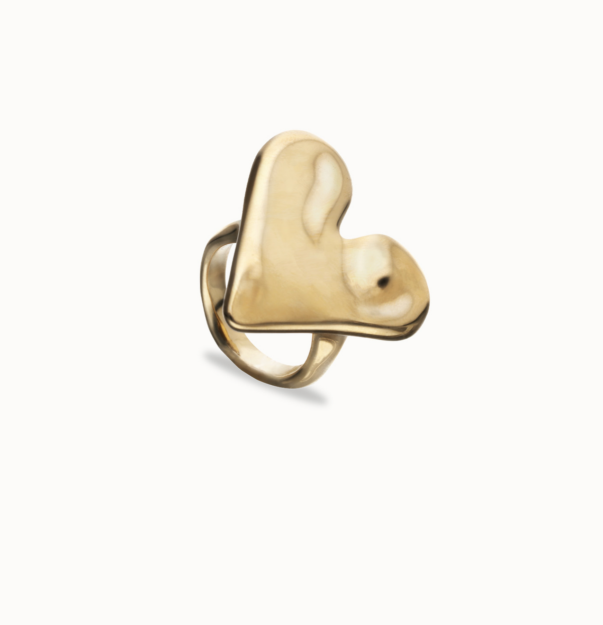 Maxi ring with heart shape | Uno de 50 | Luby 