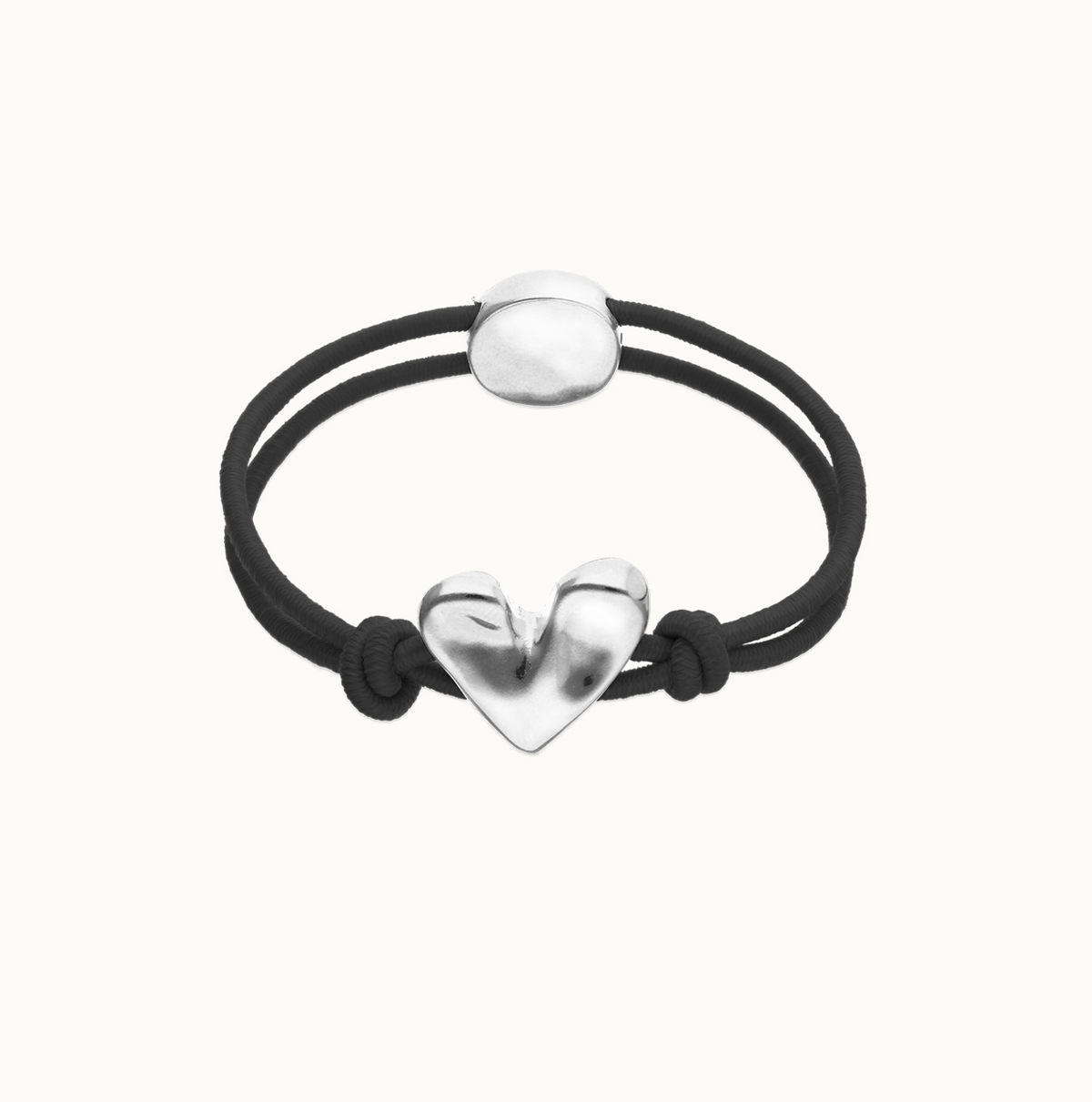 Elastic thread bracelet with heart | Uno de 50 | Luby 