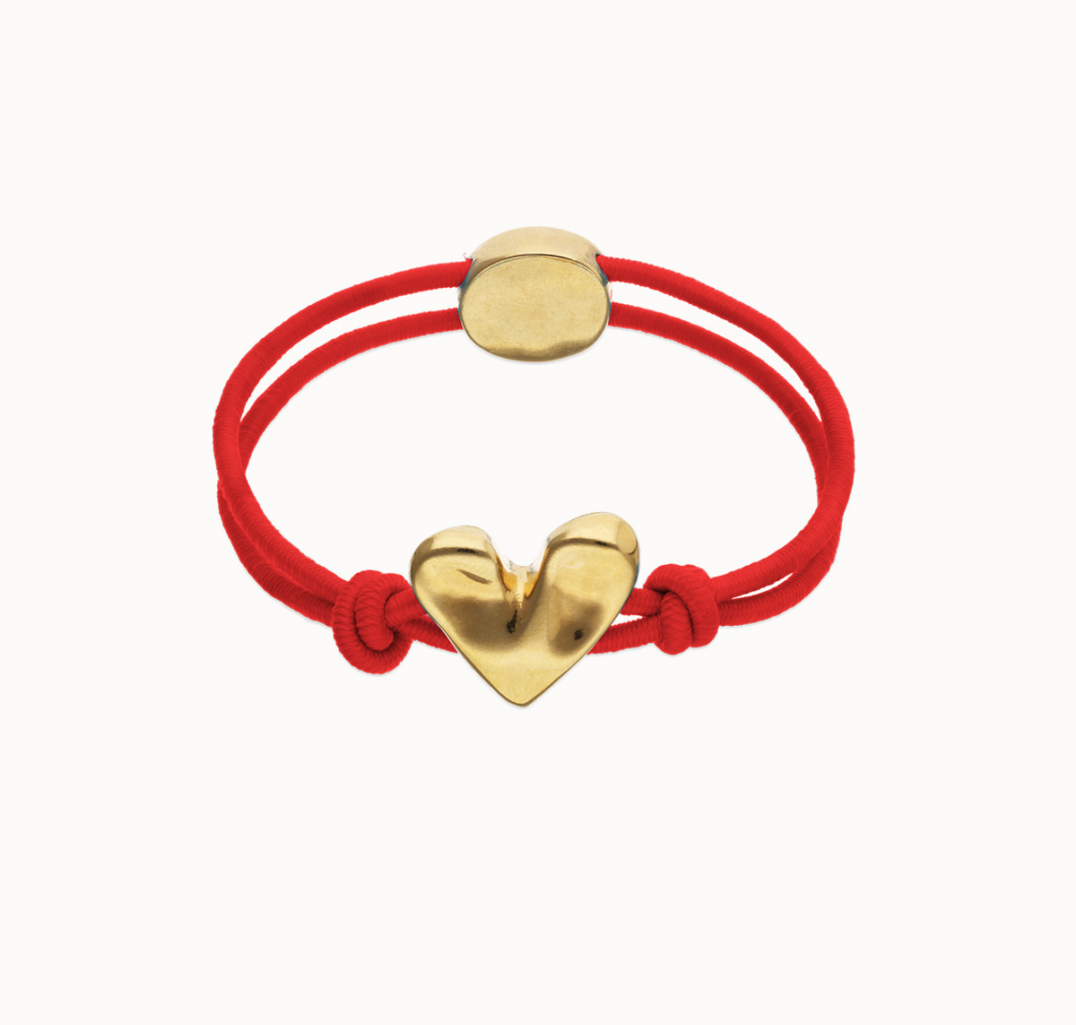 Elastic thread bracelet with heart | Uno de 50 | Luby 