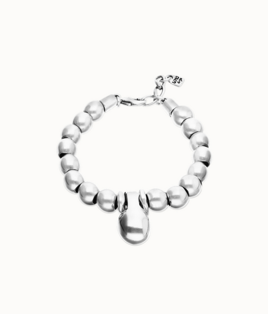 Beaded bracelet with small and large beads | Uno de 50 | Luby 