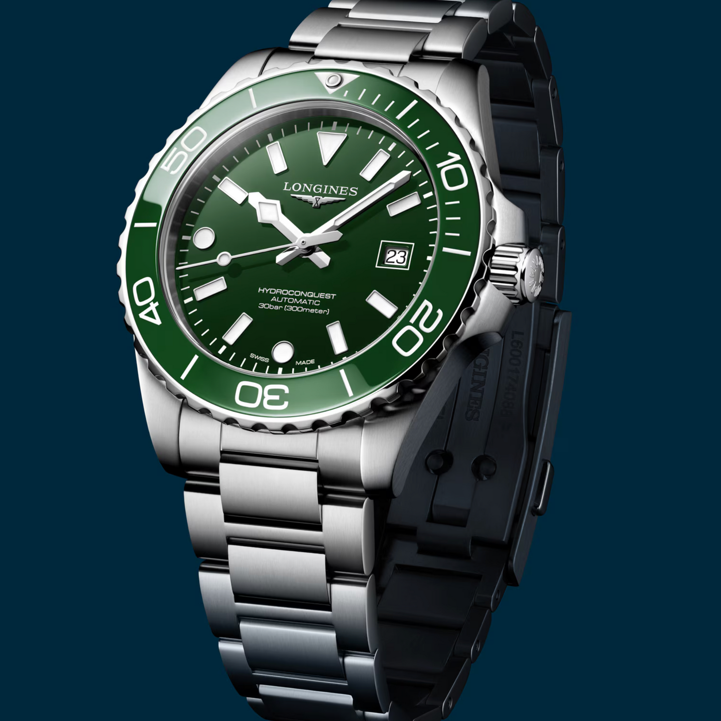 LONGINES HydroConquest 42mm Mens Watch Green | Longines | Luby 