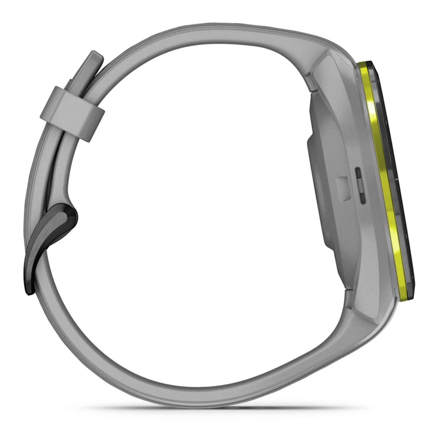 Approach® S70 - 42 mm Black/Amp Yellow Ceramic Bezel with Powder Gray Silicone Band