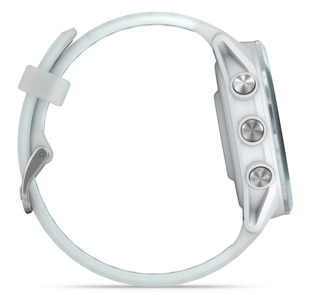 Forerunner® 570 - 42mm Cloud Blue Aluminum with Translucent Whitestone/Cloud Blue Band | Garmin | Luby 