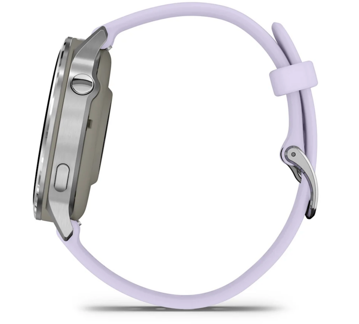 Venu® 4 – 41 mm Silver with Periwinkle Silicone Band