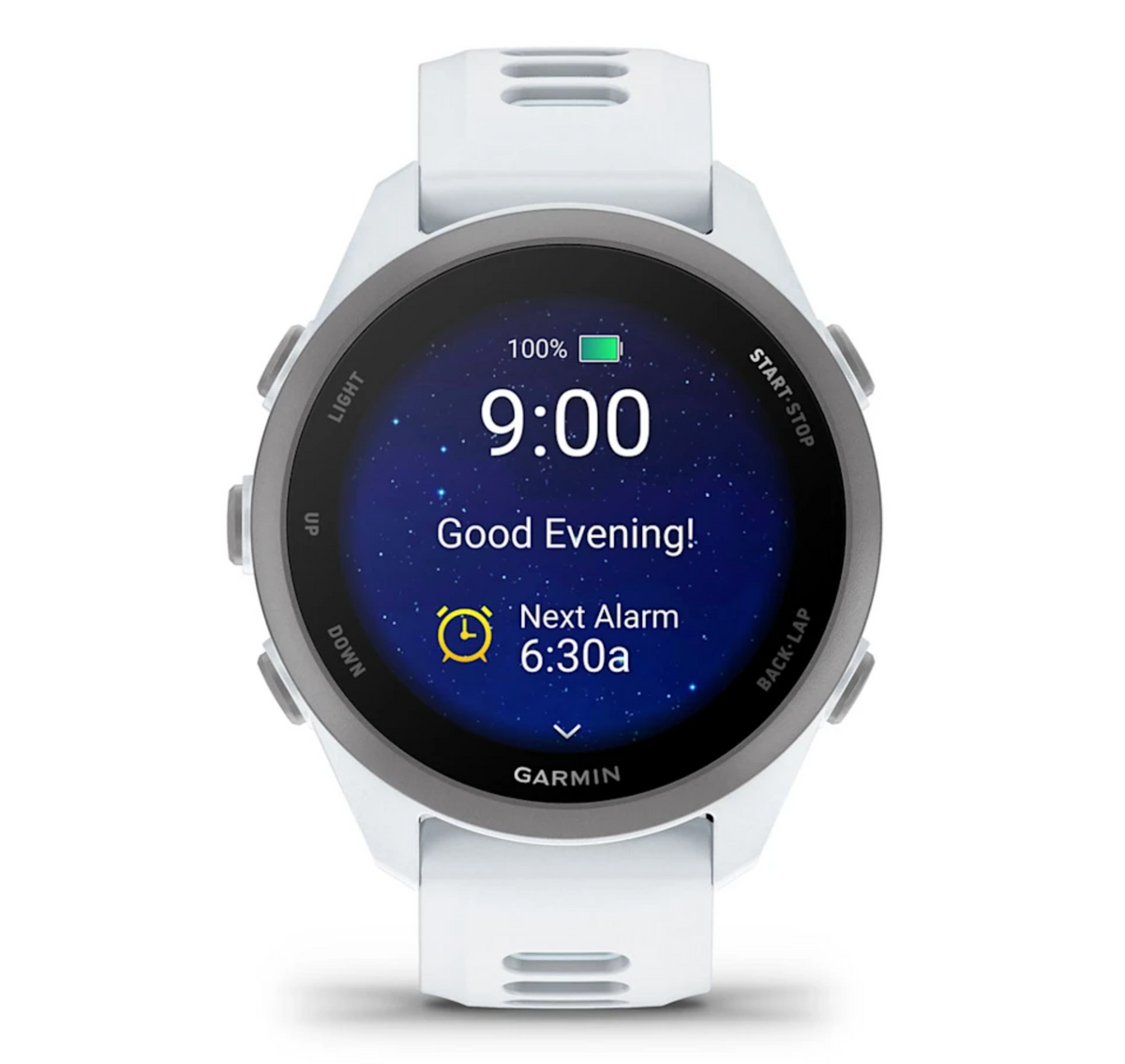 Forerunner® 170 Whitestone with Whitestone/Cloud Blue Band