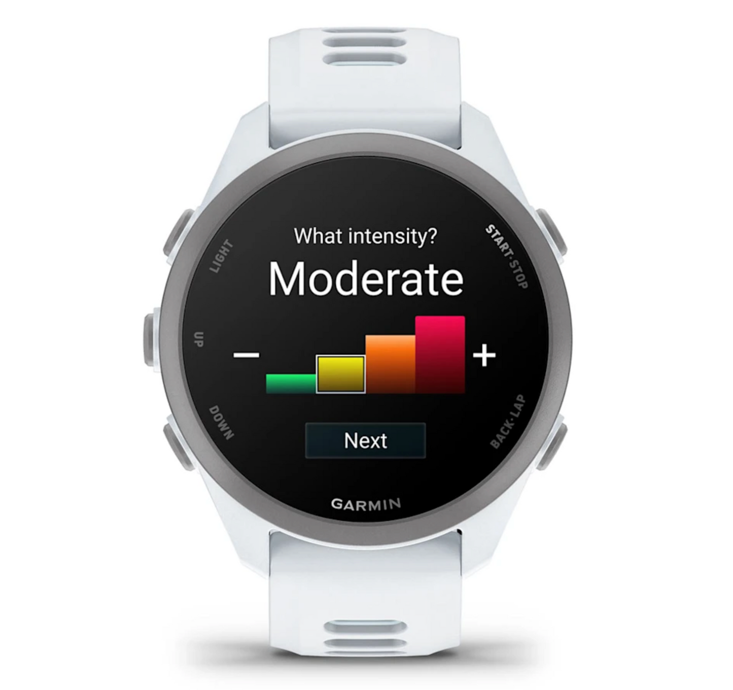 Forerunner® 170 Whitestone with Whitestone/Cloud Blue Band